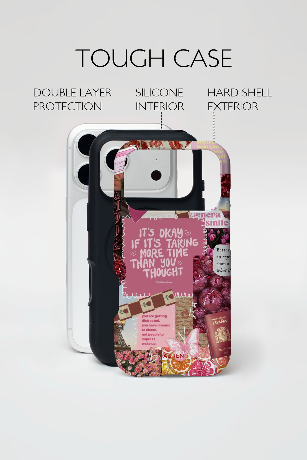 Auren Pink Vision Case - Armor Series