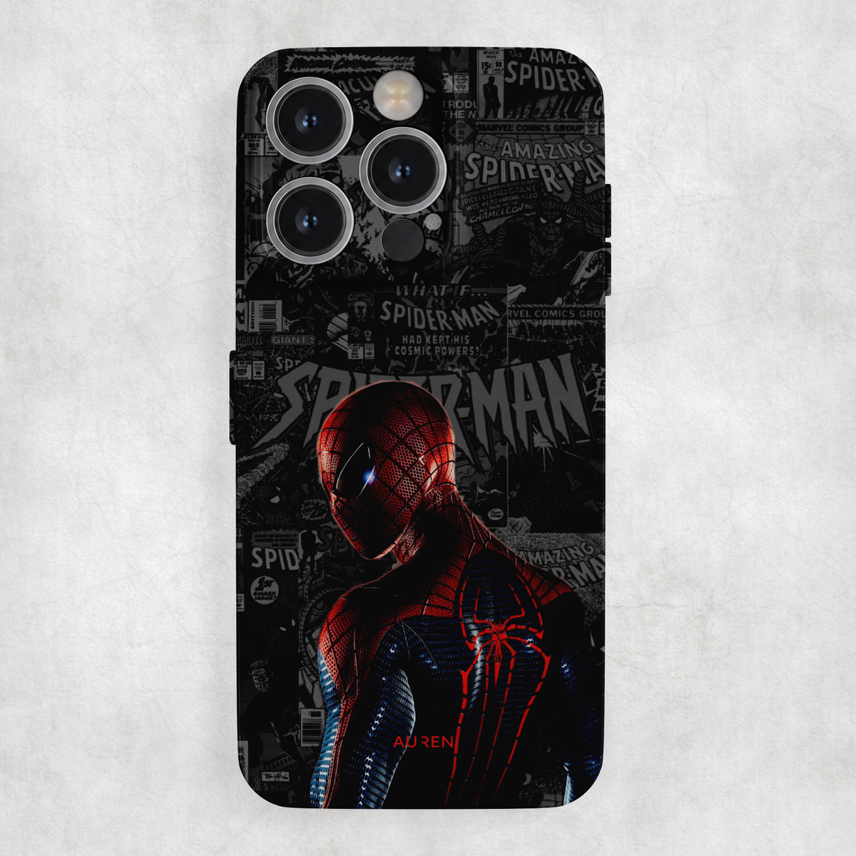 Auren Spider-Man Noir Glossy Hard Case