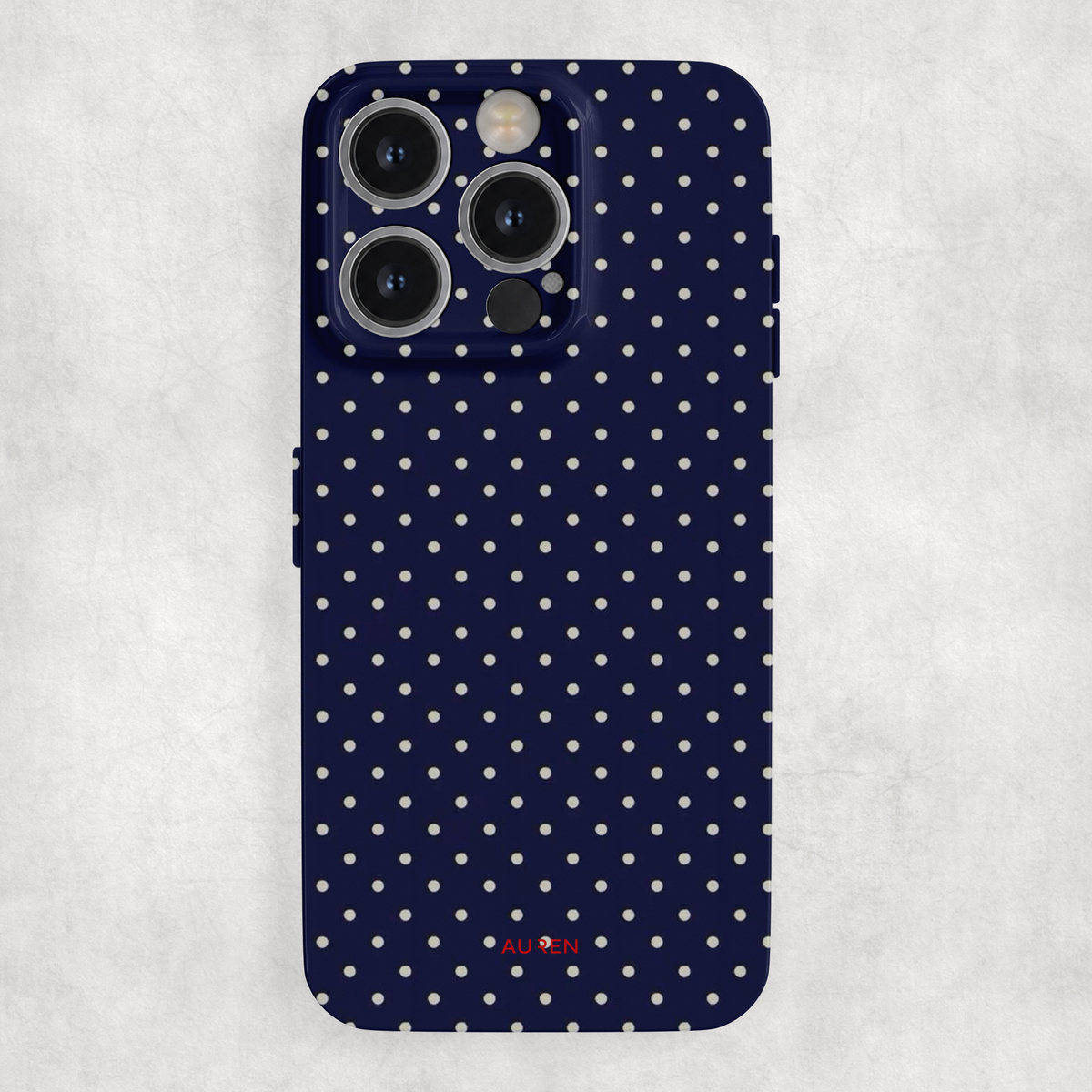 Auren Midnight Dots Glossy Hard Case