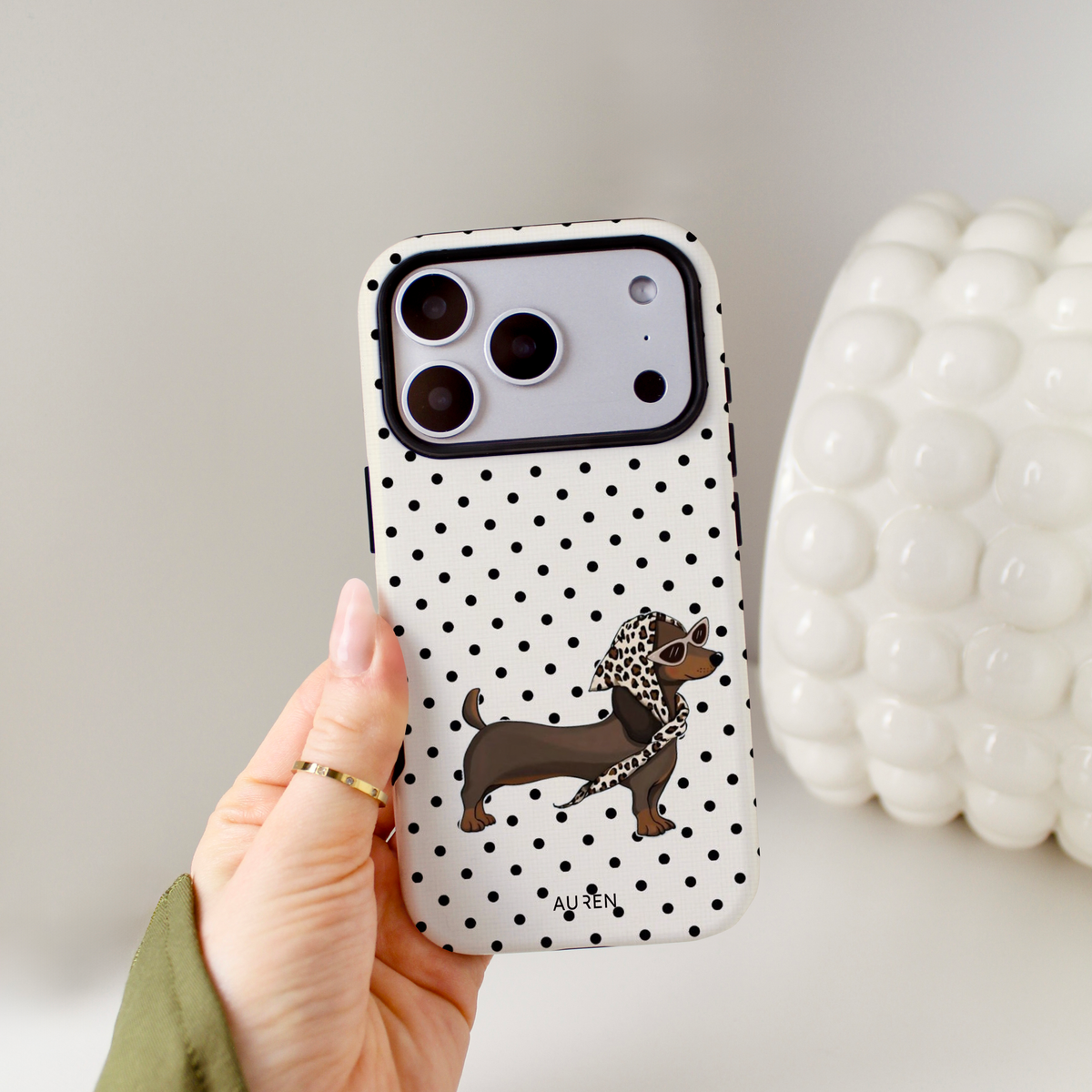 Auren Dachshund Chic Case - Armor Series
