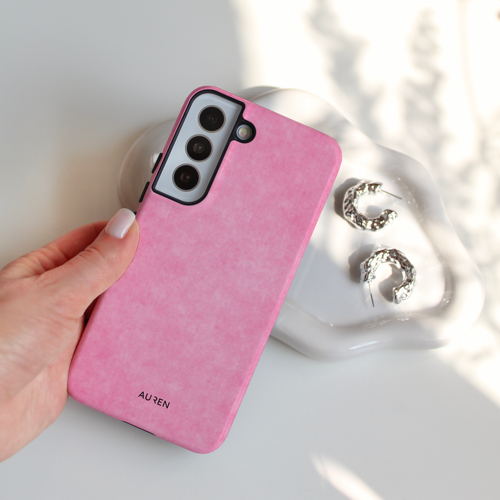 Auren Bubblegum Pink Texture Case