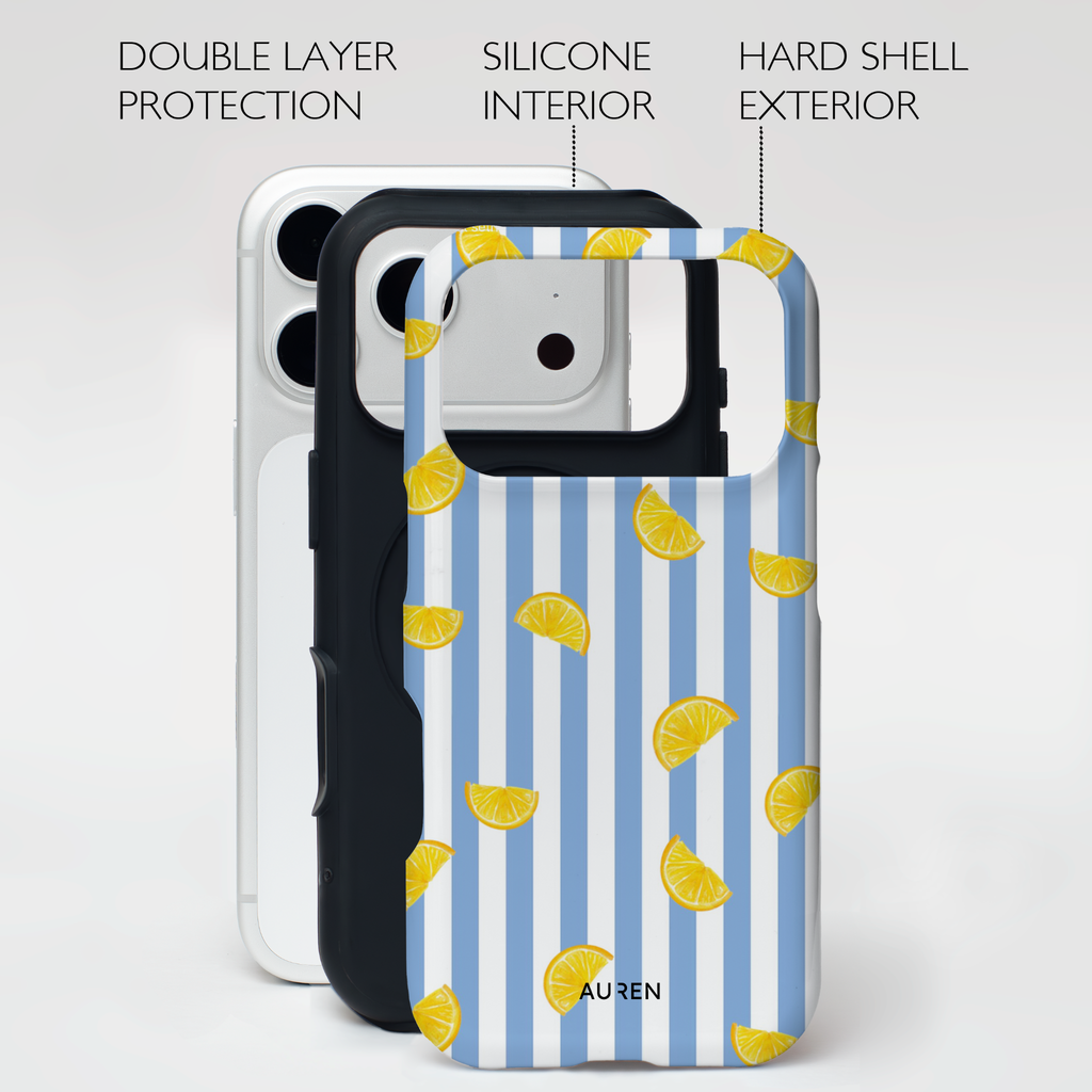Auren Lemon Breeze Stripes Case - Armor Series