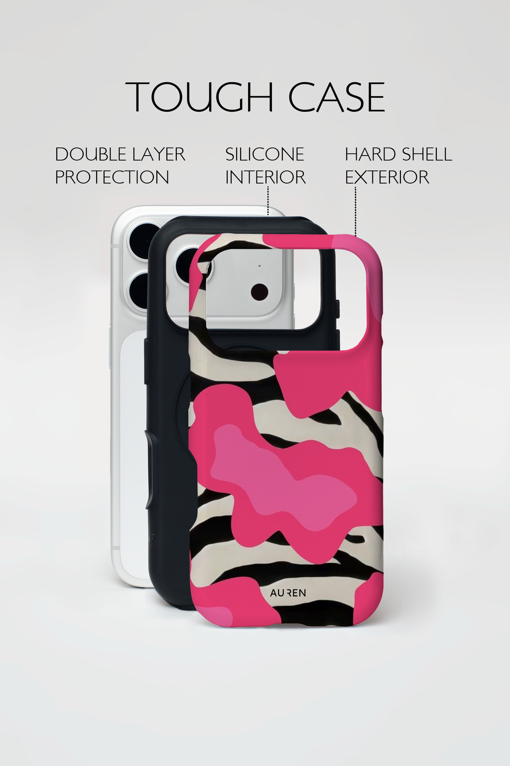 Auren Pink Safari Case - Armor Series