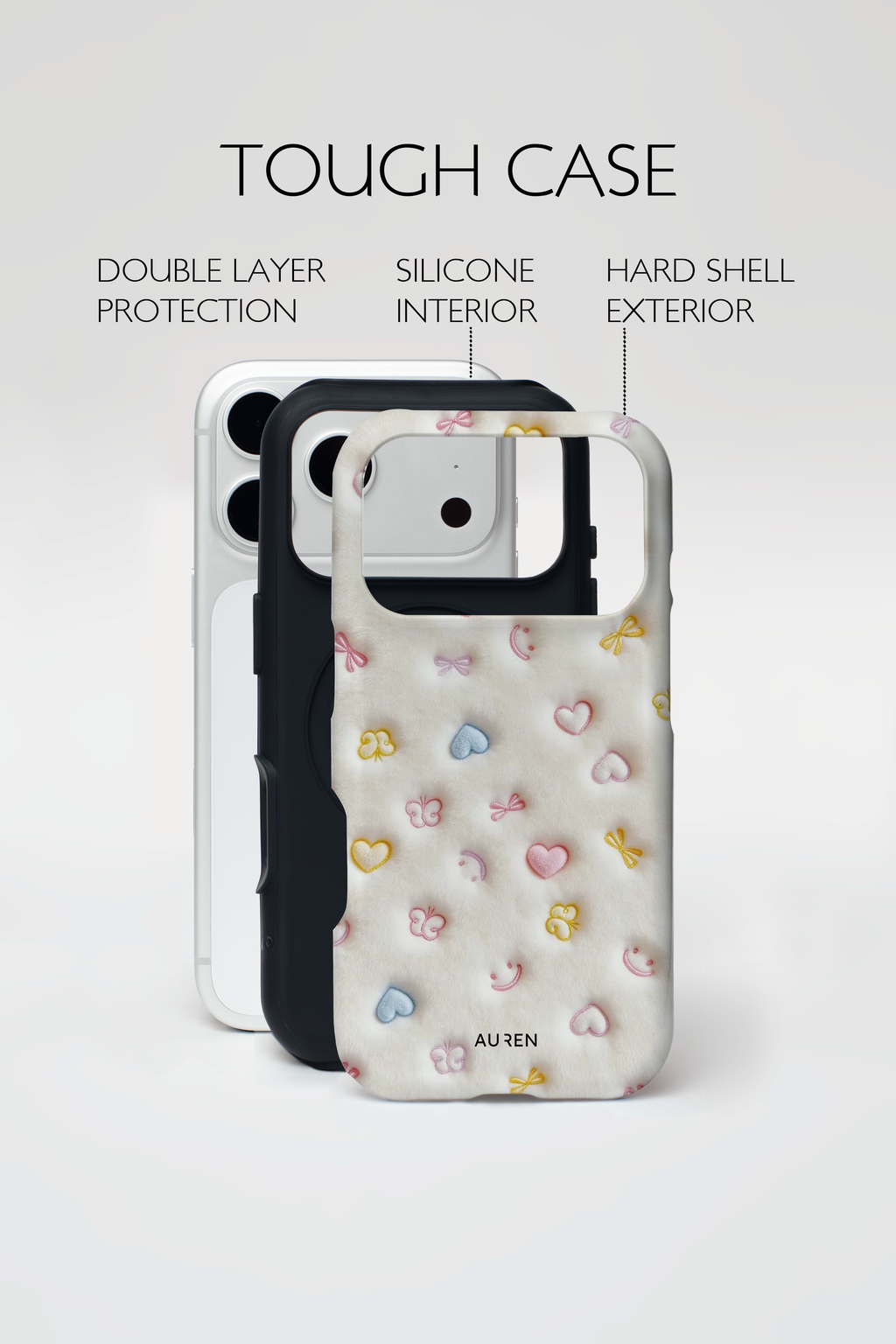 Auren Pastel Doodles Case – Armor Series