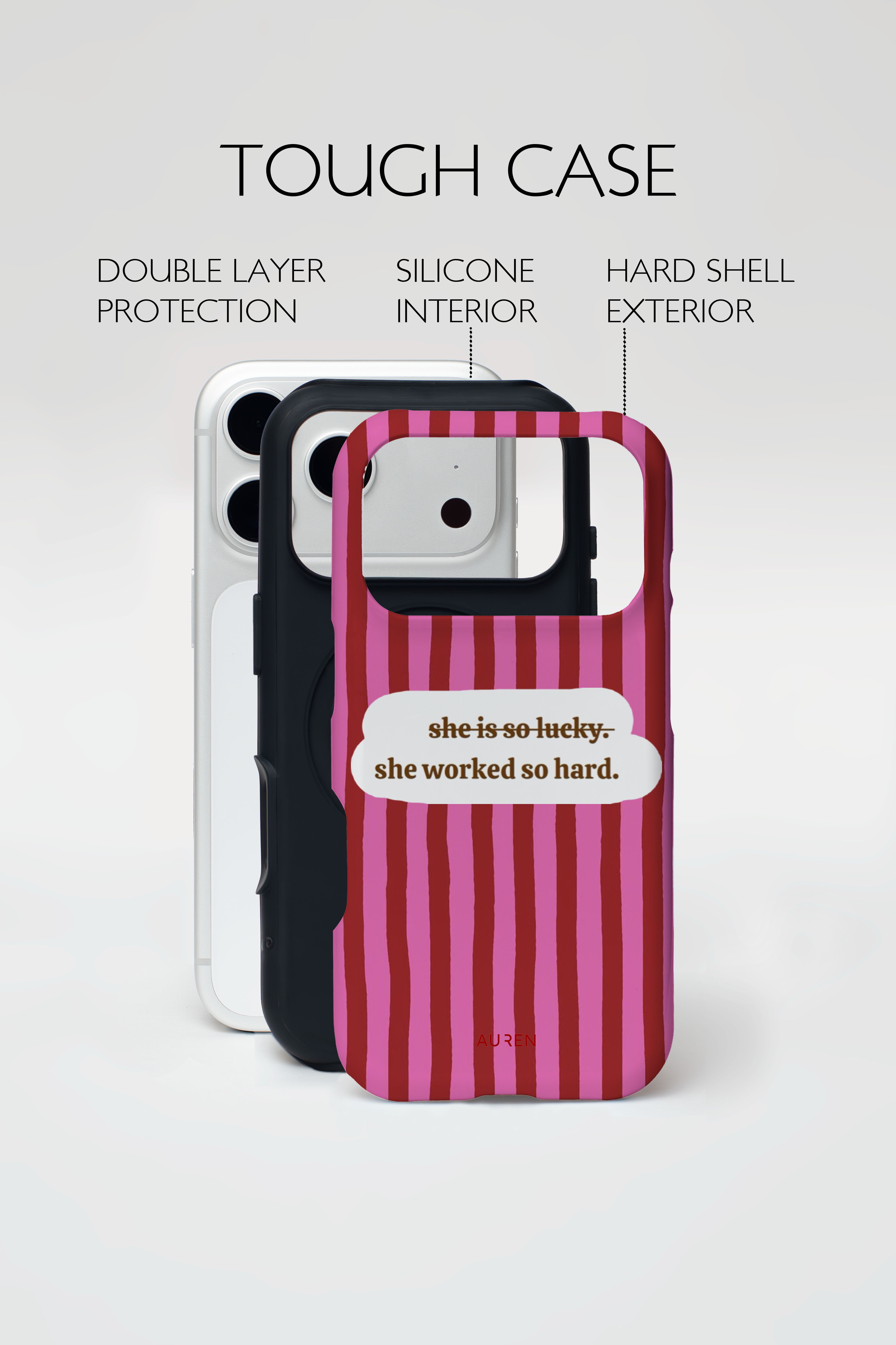 Auren Hard Work Wins Case - Armor Series