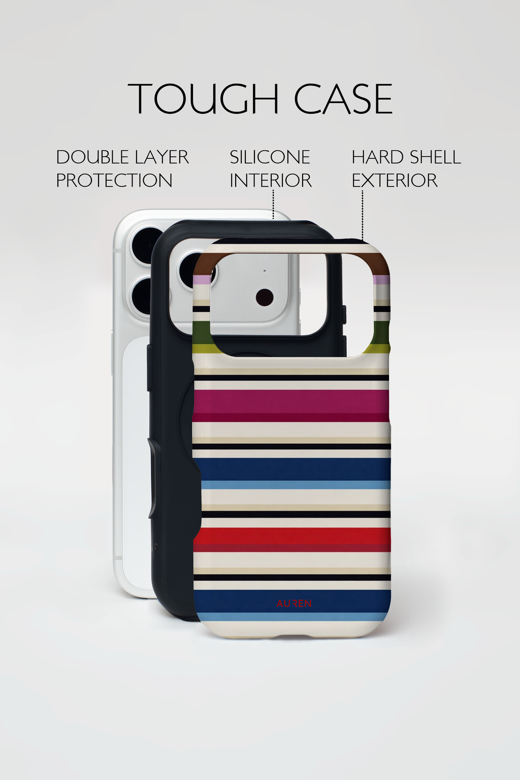 Auren Riviera Stripes Case - Armor Series