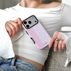 Auren Blush Lilac Split Polka Dot Case - Armor Series
