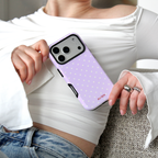 Auren Lavender Polka Dot Case - Armor Series