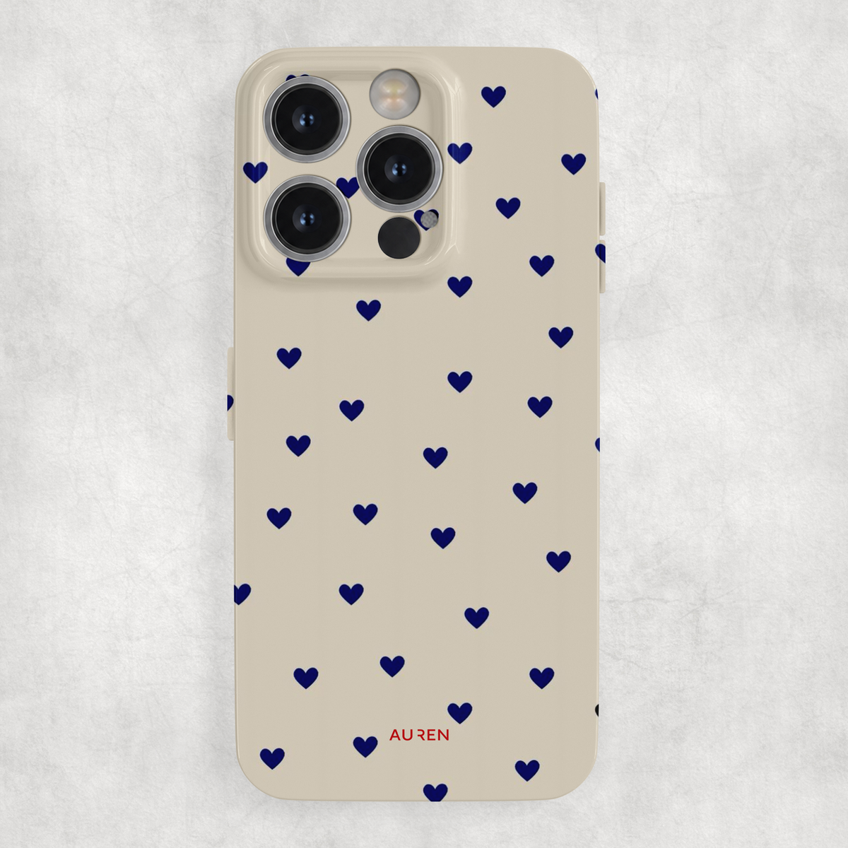 Auren Royal Hearts Glossy Hard Case