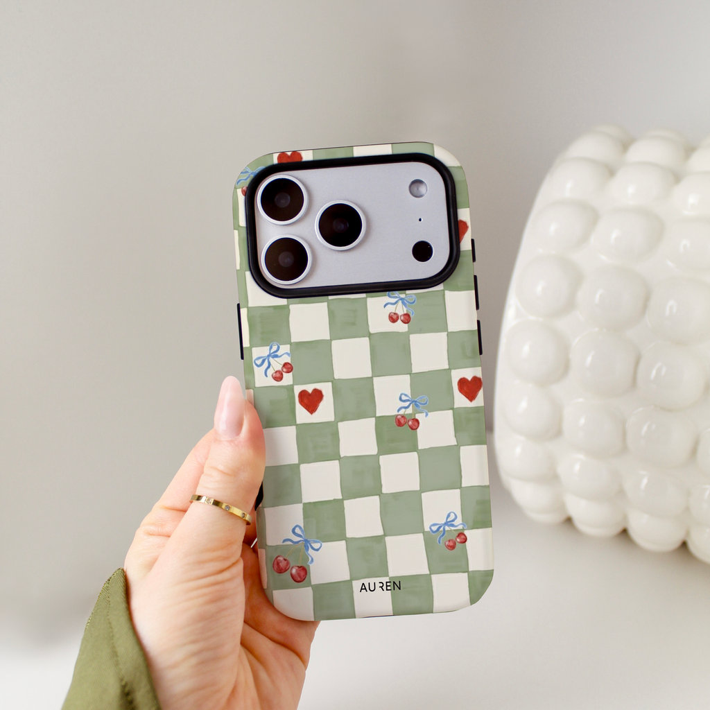 Auren Cherry Picnic Checker Case - Armor Series