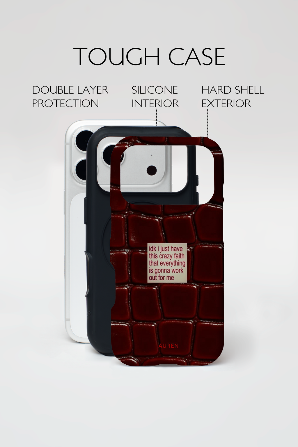 Auren Mental Health Chocolate Case - Armor Series
