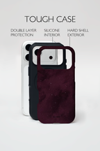 Auren Burgundy Galaxy Case – Armor Series
