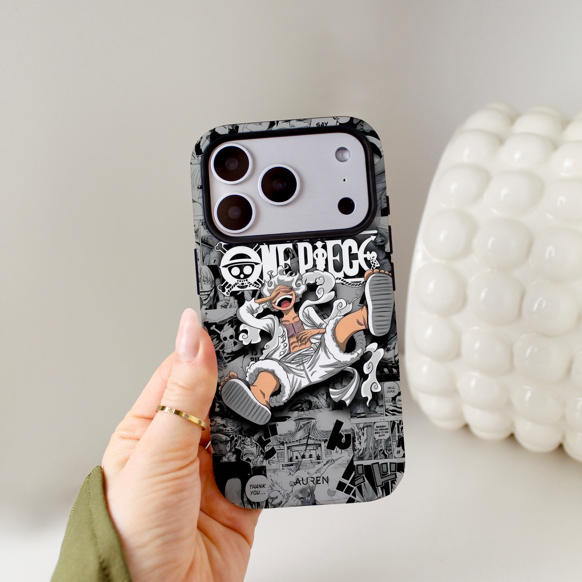 Auren Gear 5 Monkey D. Luffy Manga (One Piece) Case – Armor Series