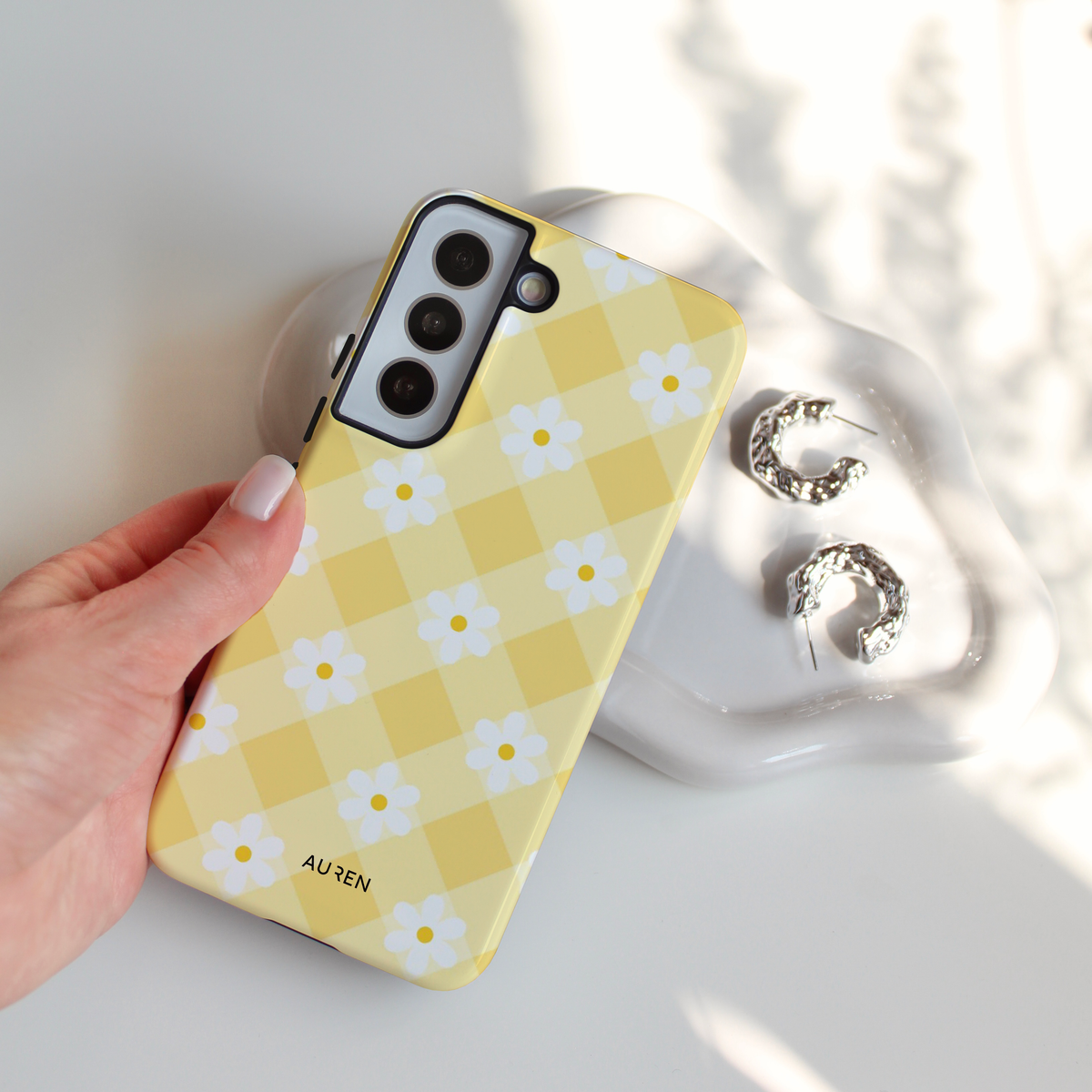 Auren Daisy Picnic Yellow (Floral) Case – Armor Series