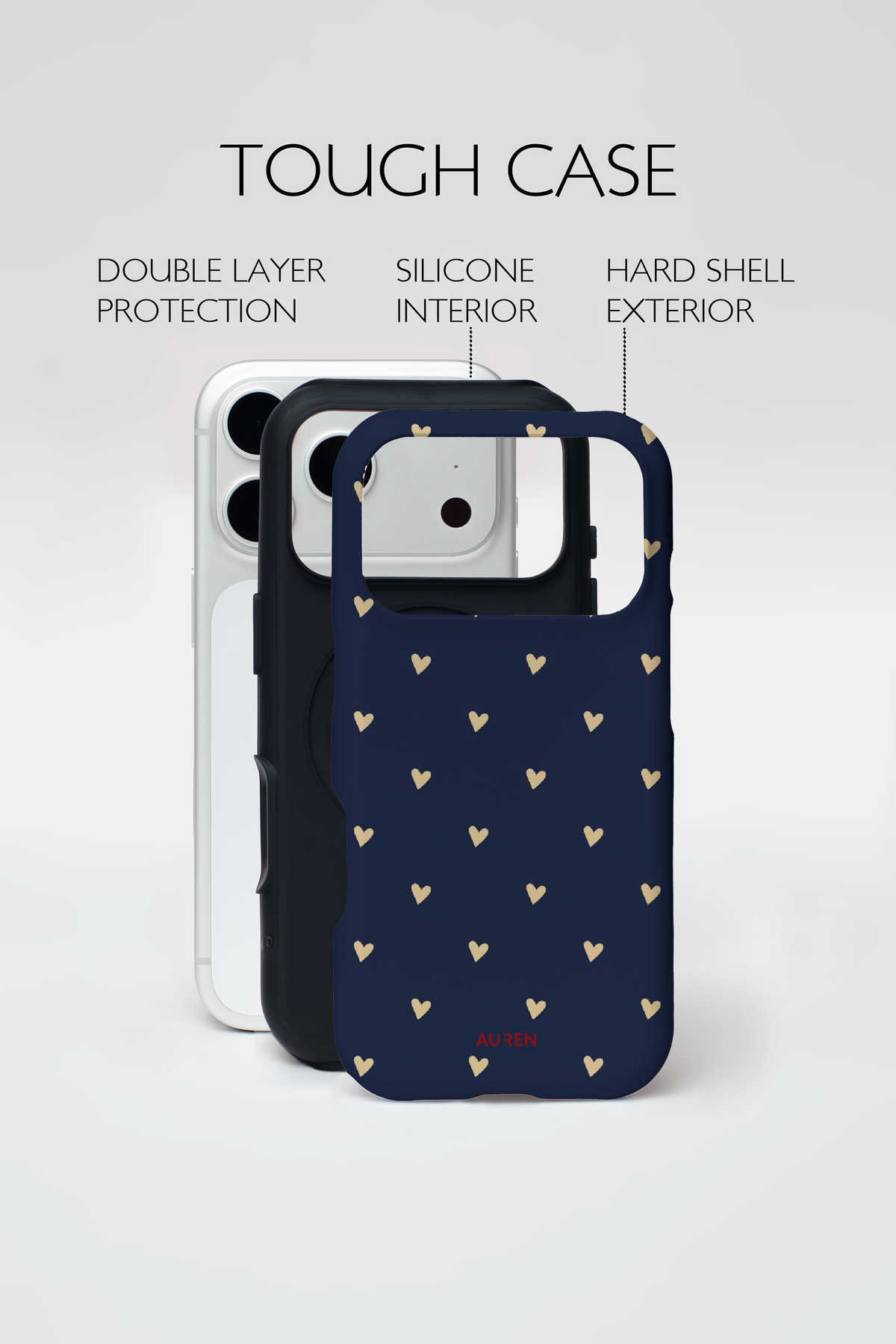 Auren Midnight Hearts Case - Armor Series