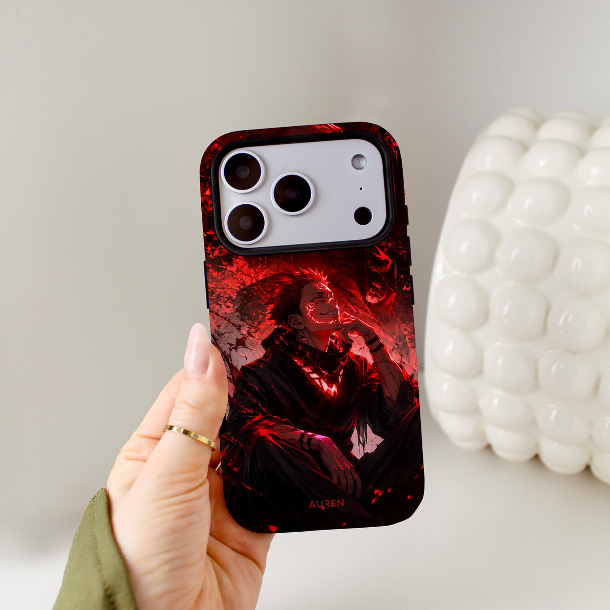Auren Crimson Sukuna (Jujutsu Kaisen) Case – Armor Series