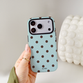 Auren Sky Blue Chocolate Dot Case