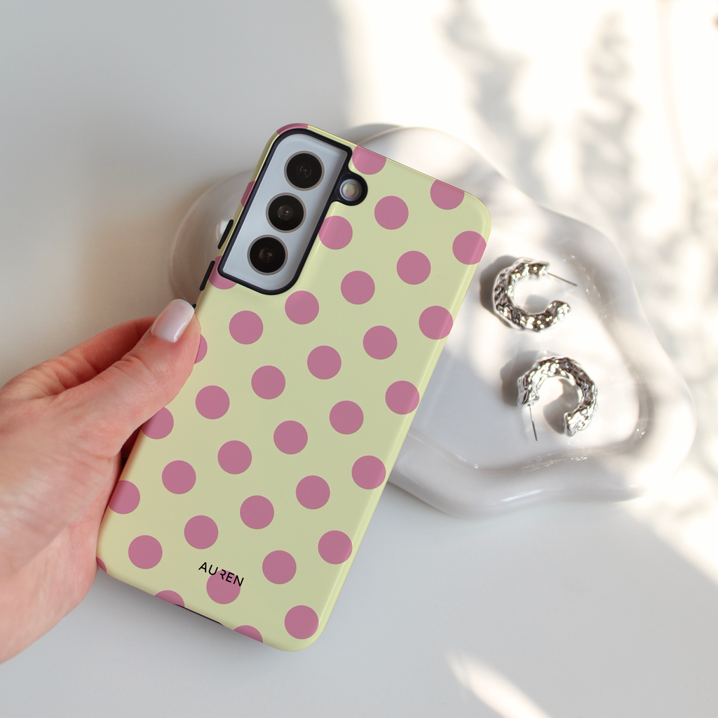 Auren Lemon Pop Polka Dot Case