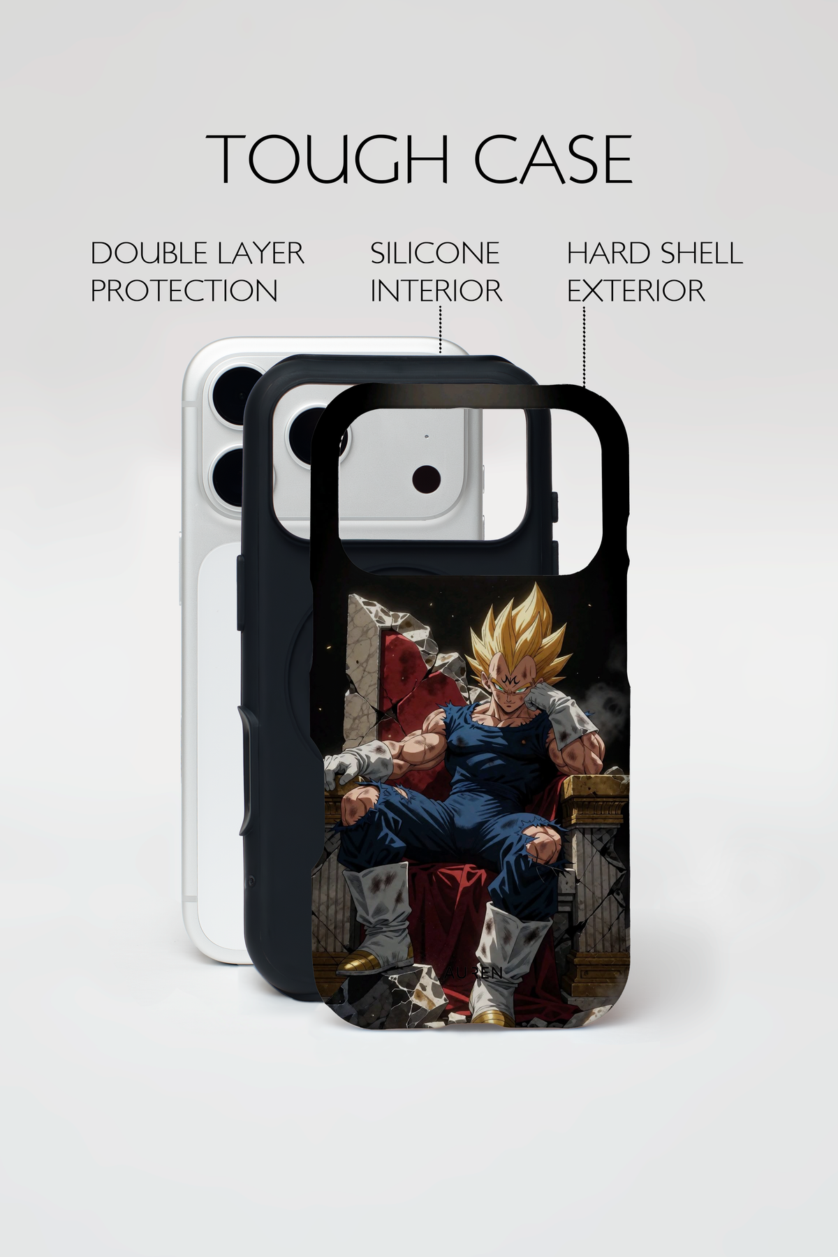 Auren Majin Vegeta Throne (Dragon Ball Z) Case – Armor Series
