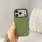 Auren Olive Polka Dot Case - Armor Series