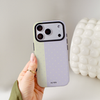 Auren Sage Lavender Split Polka Dot Case - Armor Series
