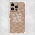 Auren Mama Needs Coffee Glossy Hard Case