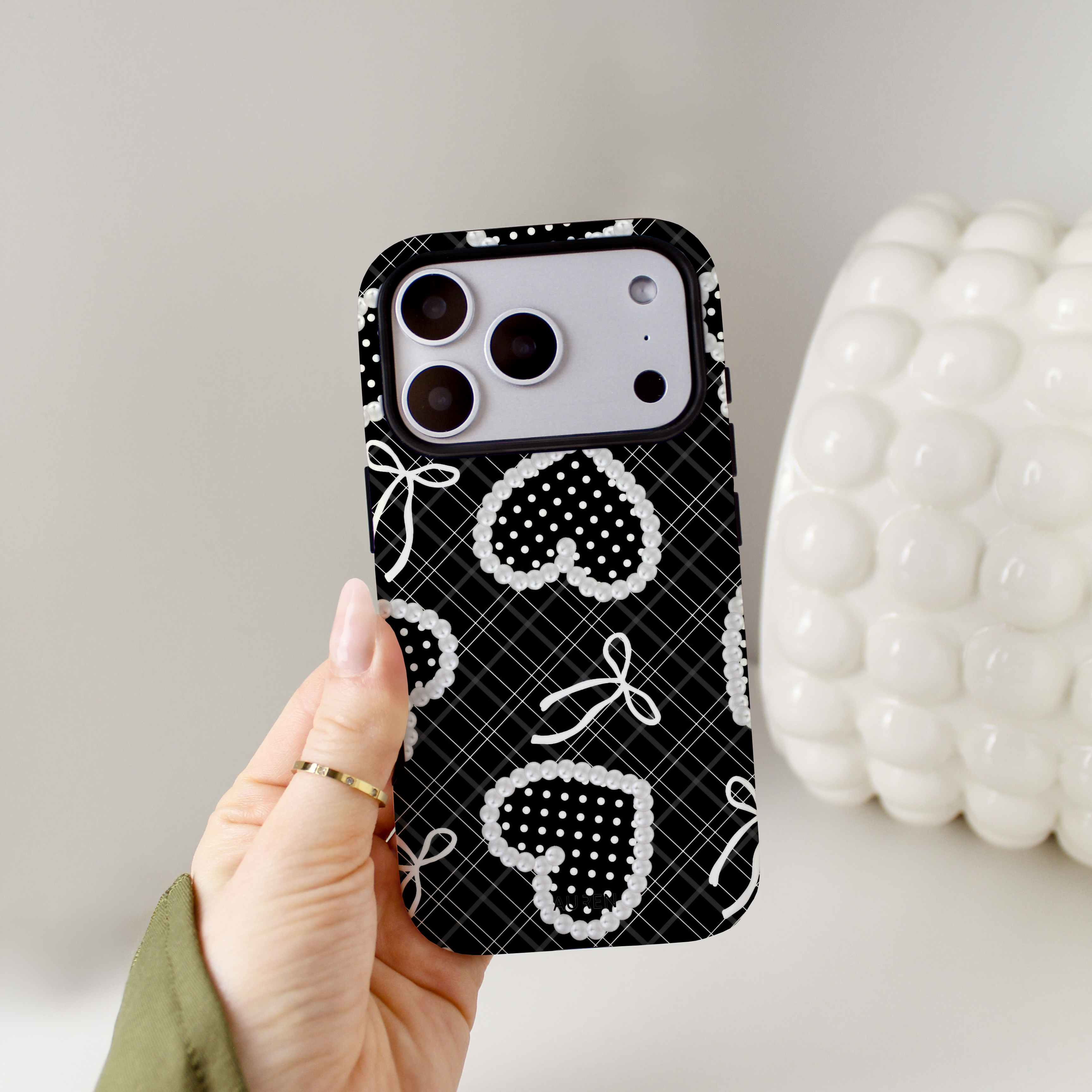 Auren Pearl Hearts Case - Armor Series