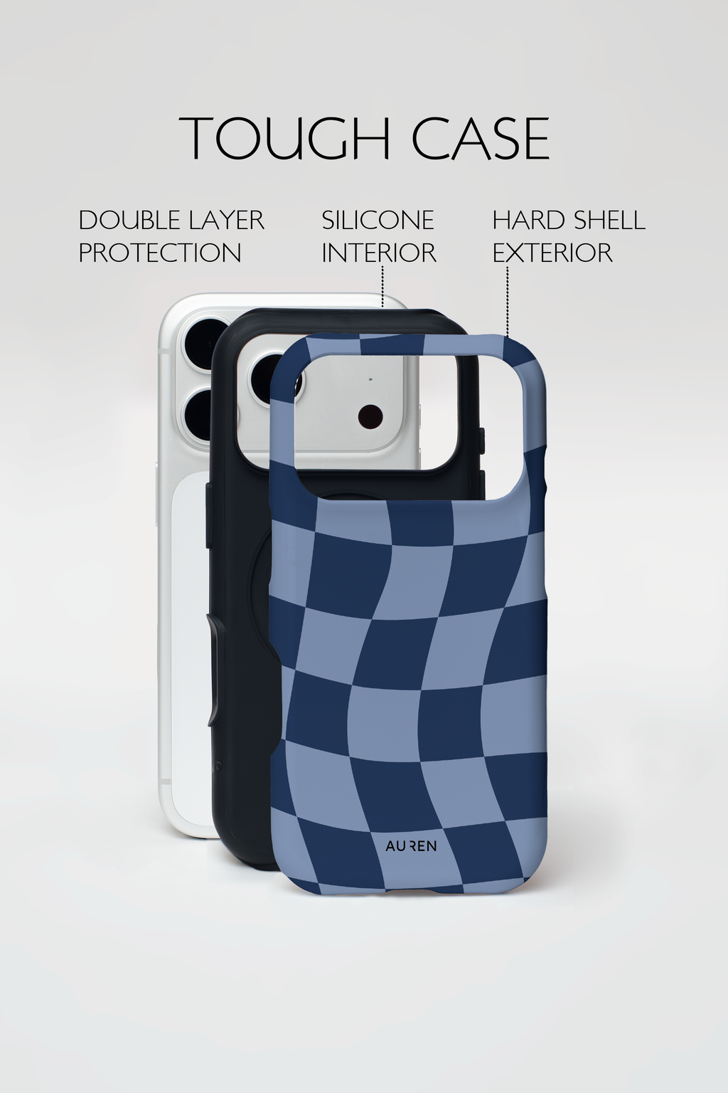 Auren Midnight Wave Checker Case - Armor Series