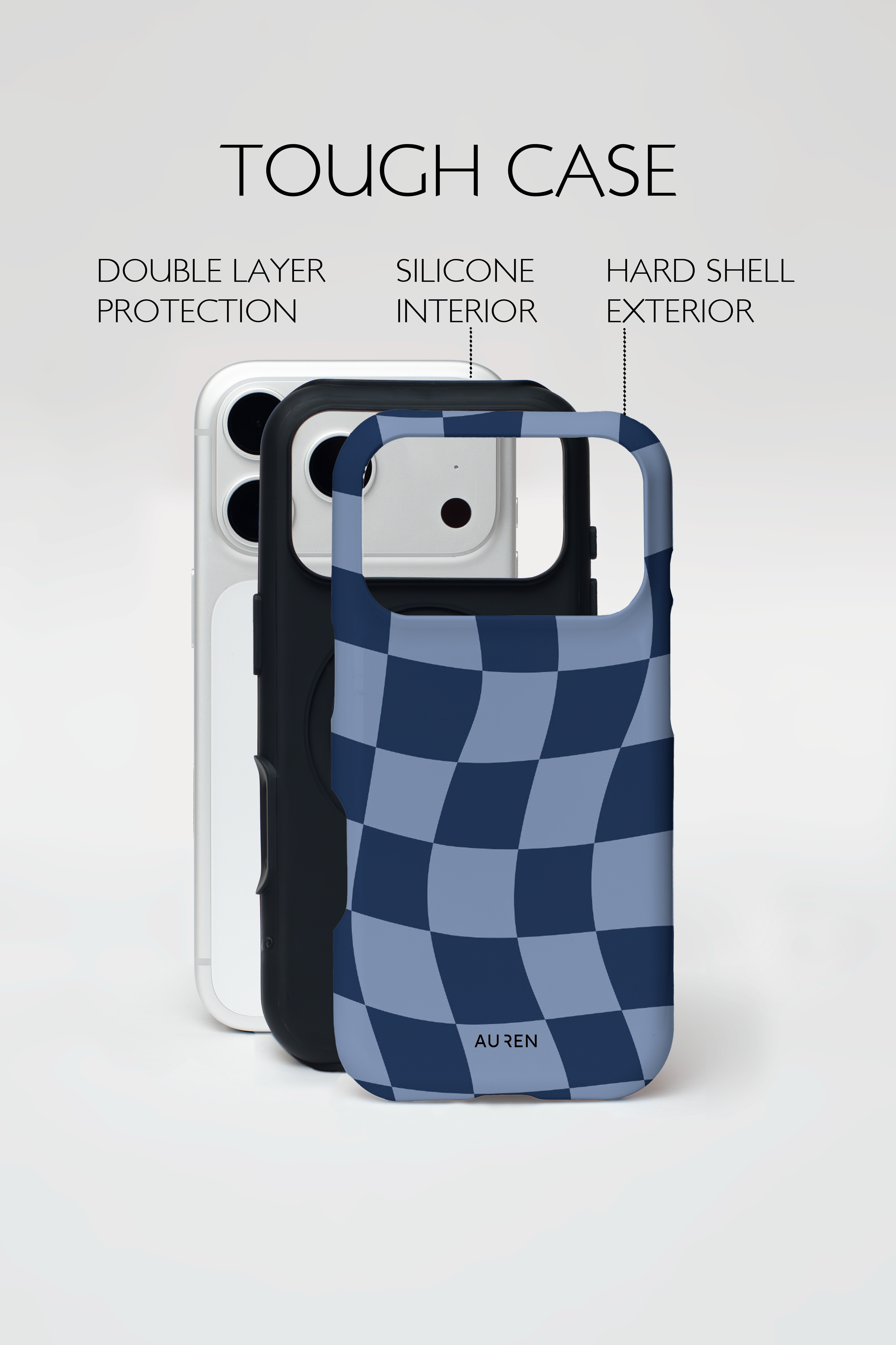 Auren Midnight Wave Checker Case - Armor Series
