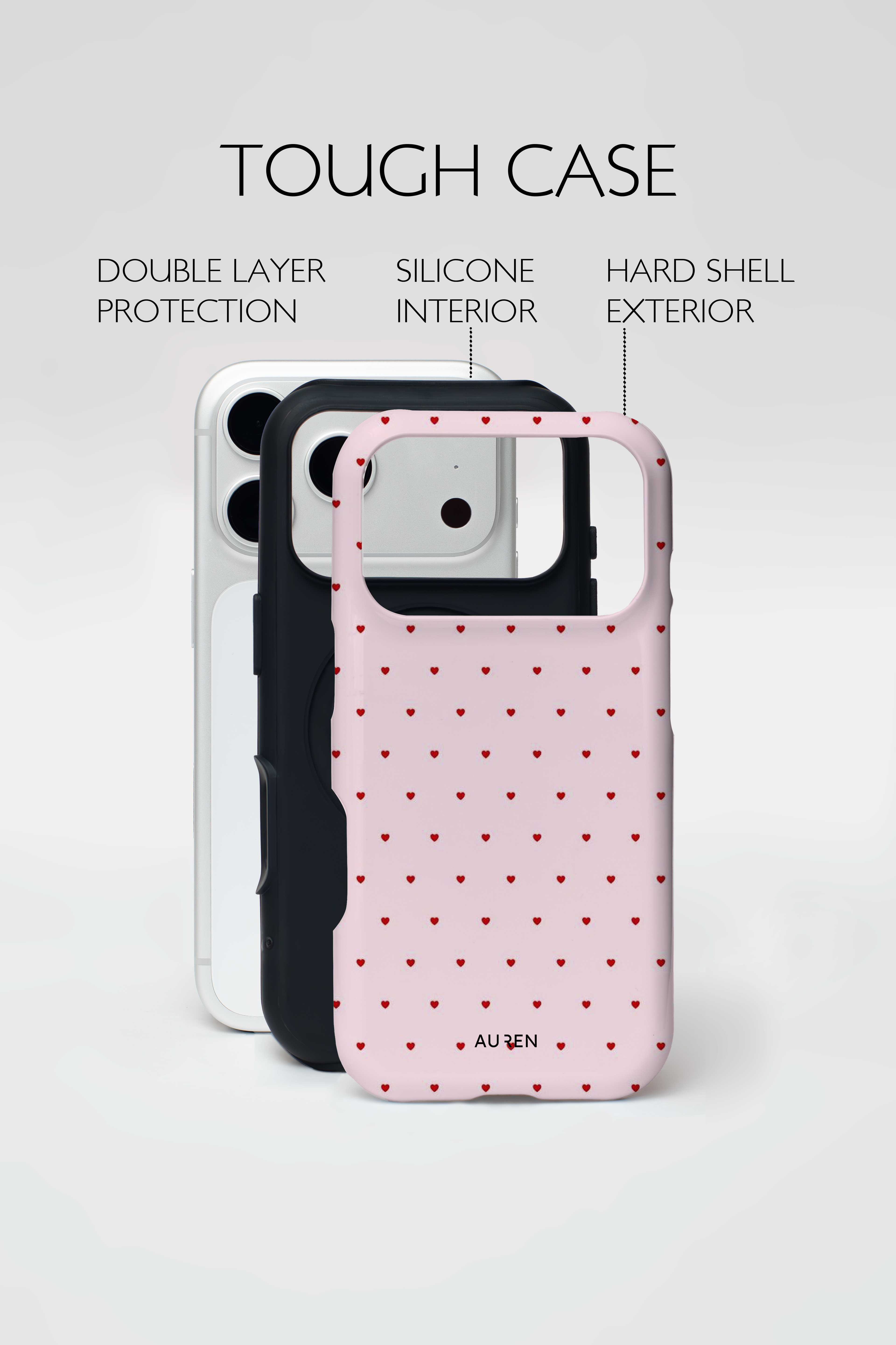 Auren Tiny Hearts Case - Armor Series