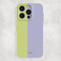 Auren Lavender Lime Dots Glossy Hard Case