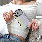 Auren Sage Lavender Split Polka Dot Case - Armor Series