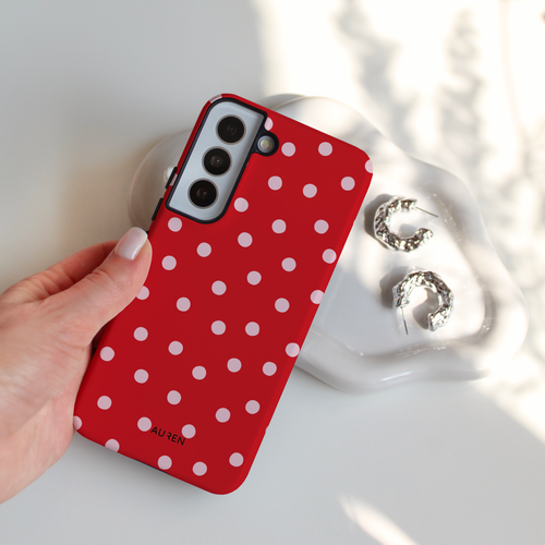 Auren Cherry Pop Polka Dot Case - Armor Series