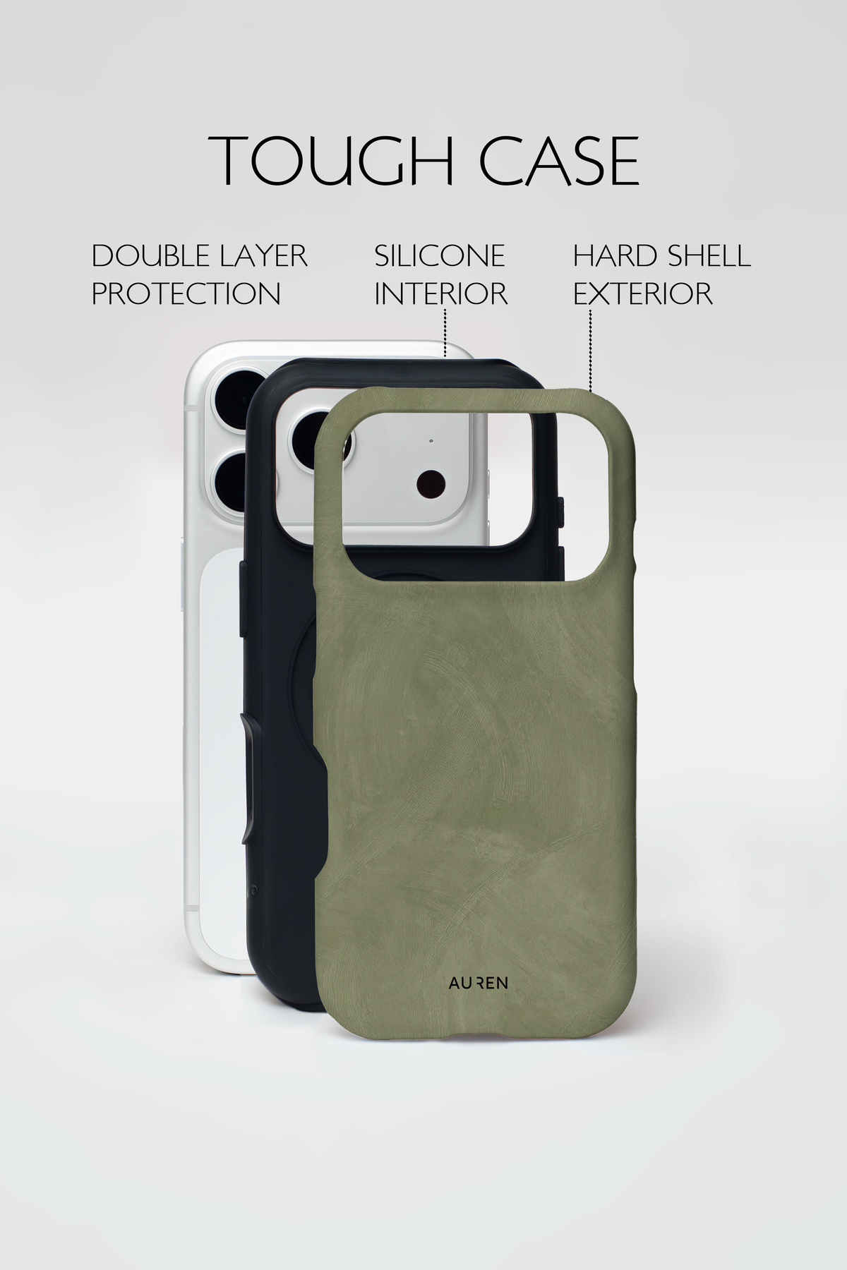Auren Olive Essential Case – Armor Series