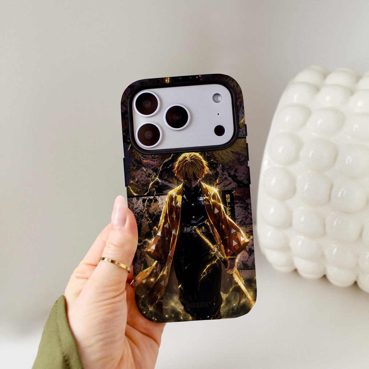 Auren Zenitsu Agatsuma 2 (Demon Slayer) Case – Armor Series