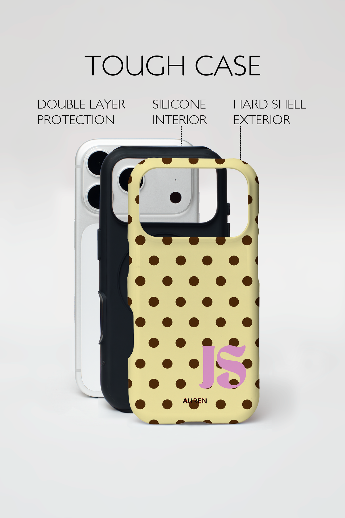Auren Personalised Signature Case - Name & Initial