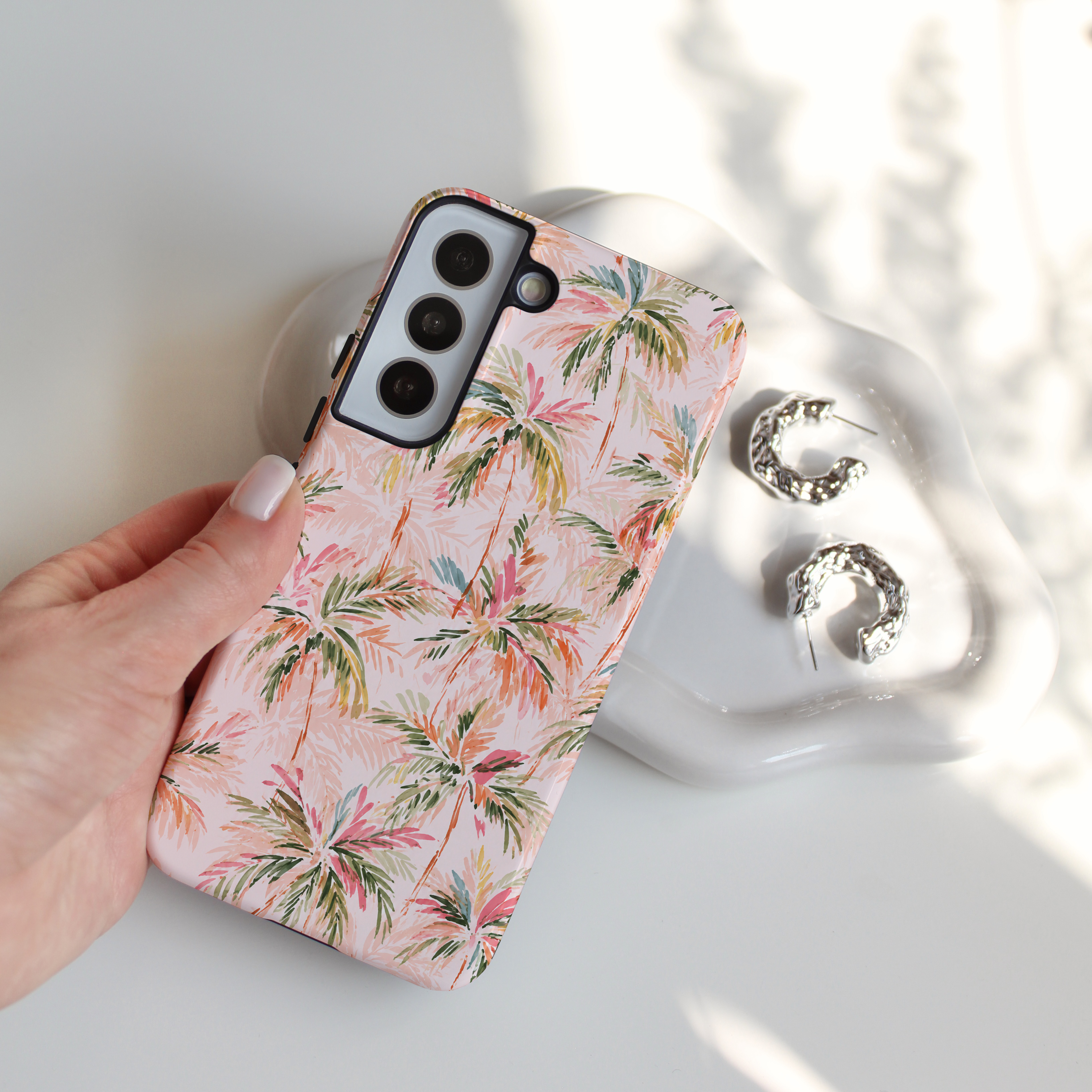 Auren Blush Palm Case - Armor Series