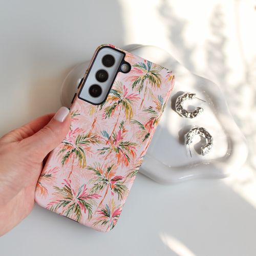 Auren Blush Palm Case - Armor Series