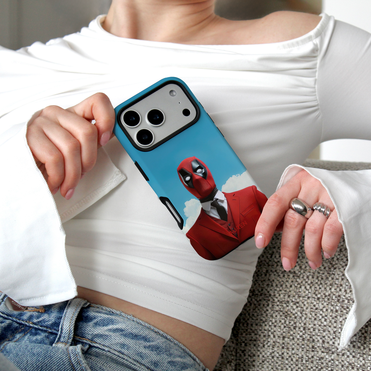 Auren Crimson Gentleman (Deadpool) Case – Armor Series