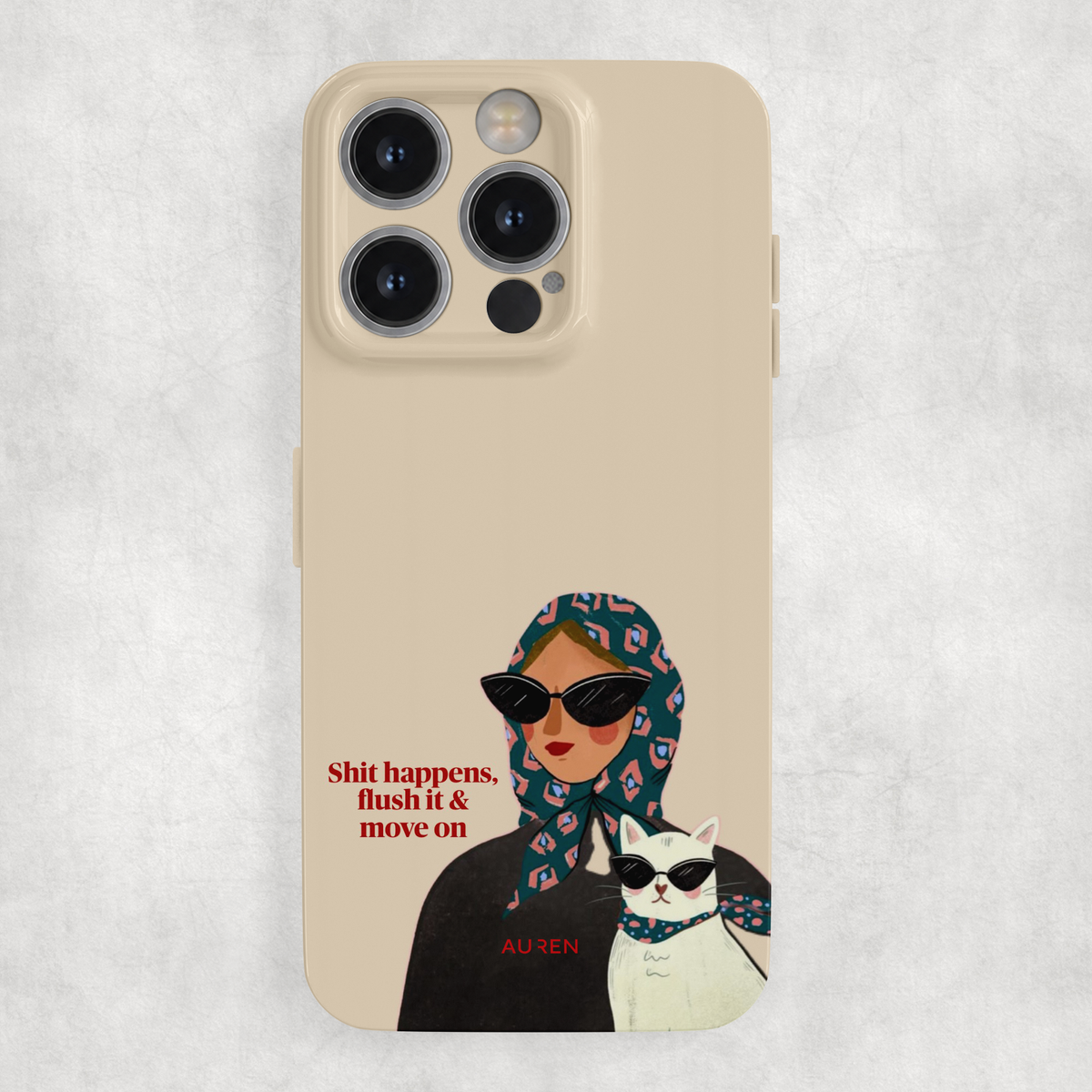 Auren It’s Fine Glossy Hard Case