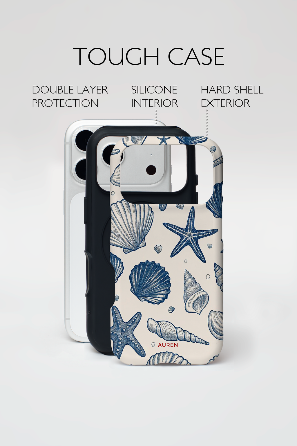 Auren Coastal Shells Case - Armor Series