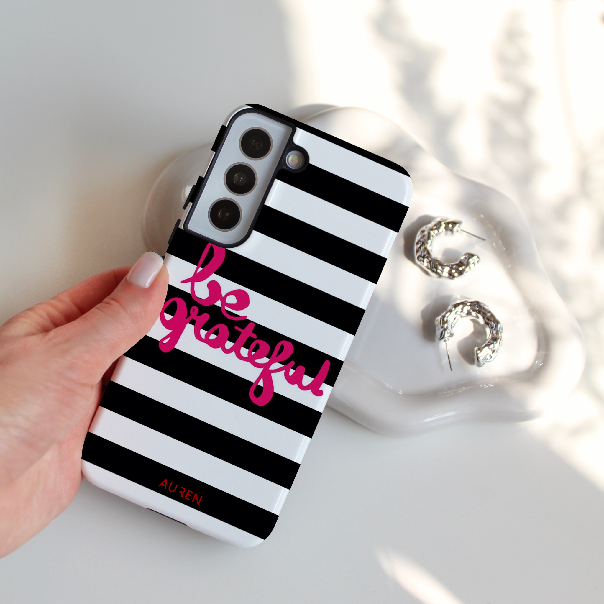 Auren Be Grateful Stripes Case - Armor Series
