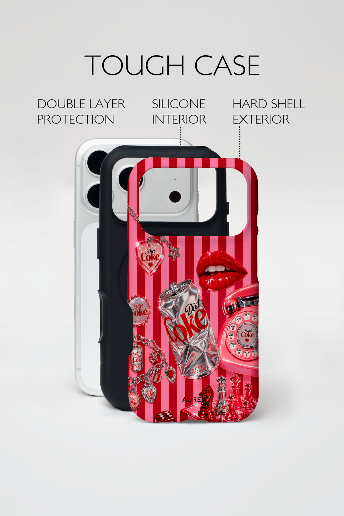 Auren Cherry Coke Pop (Diet Coke) Case – Armor Series