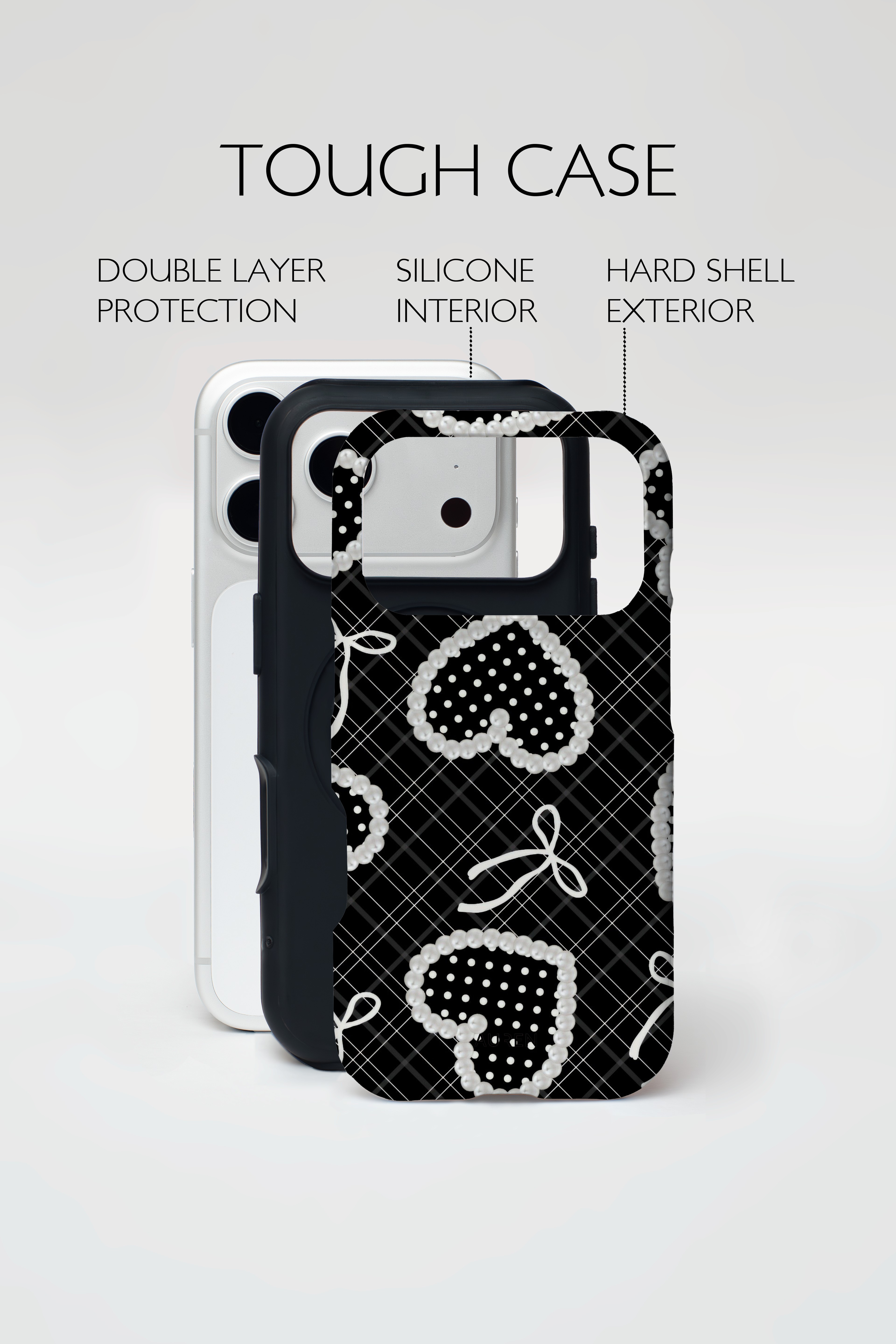 Auren Pearl Hearts Case - Armor Series