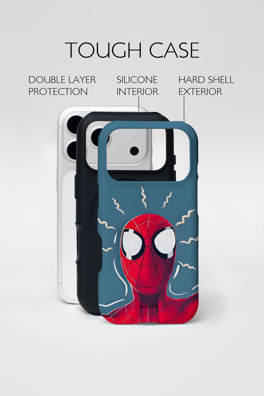 Auren Spider-Man (Pop Eyes) Case – Armor Series