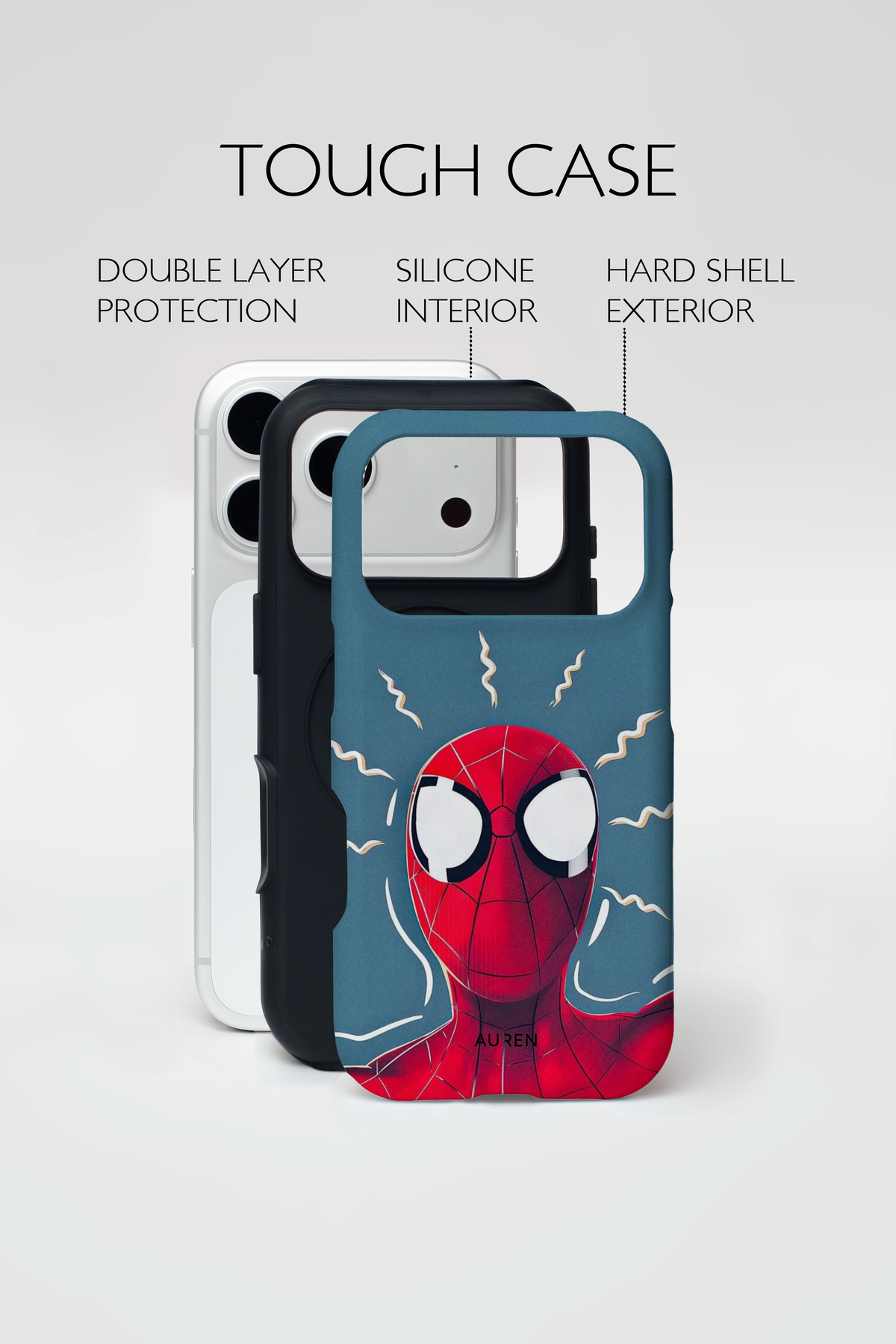 Auren Spider-Man (Pop Eyes) Case – Armor Series