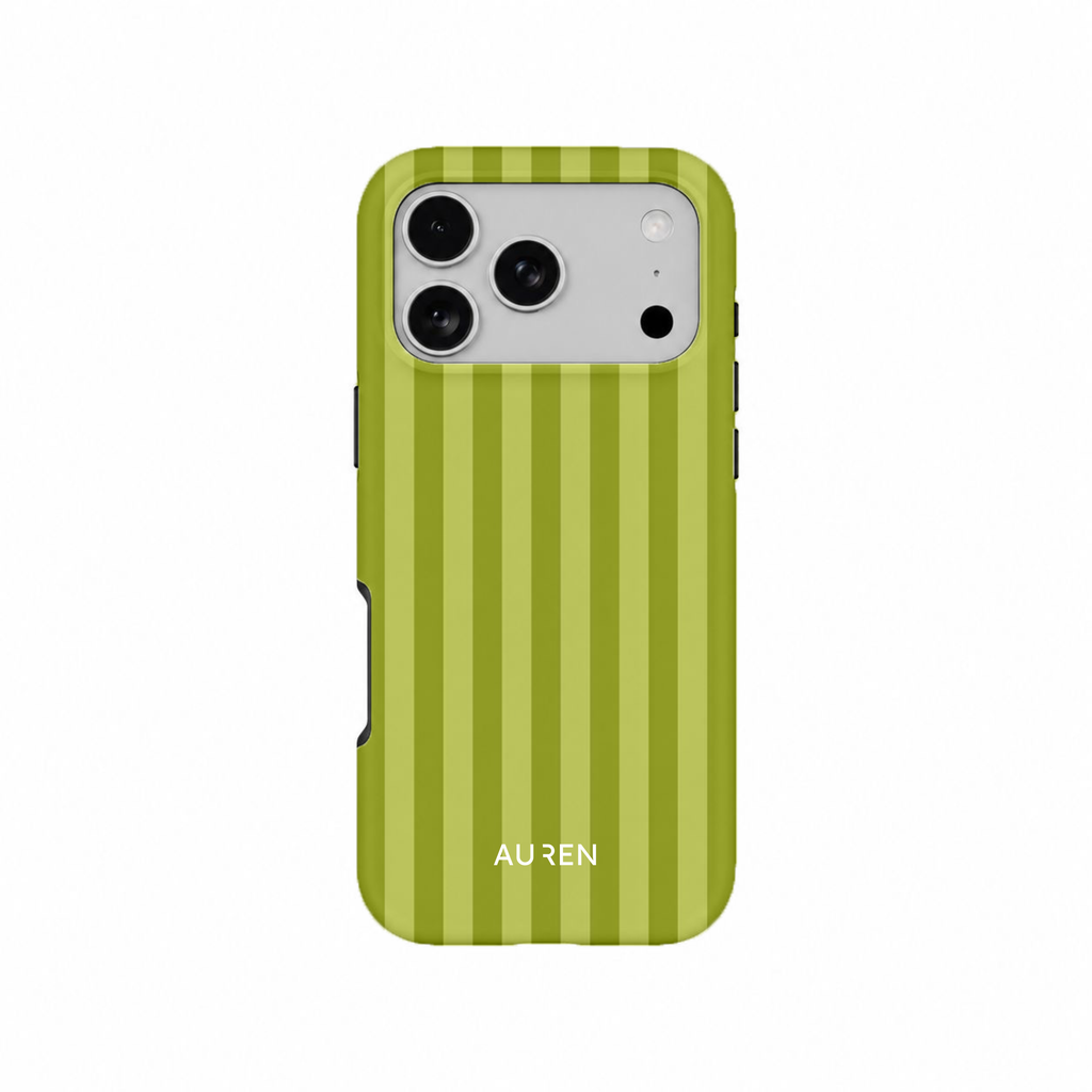 Auren Matcha Stripe Case