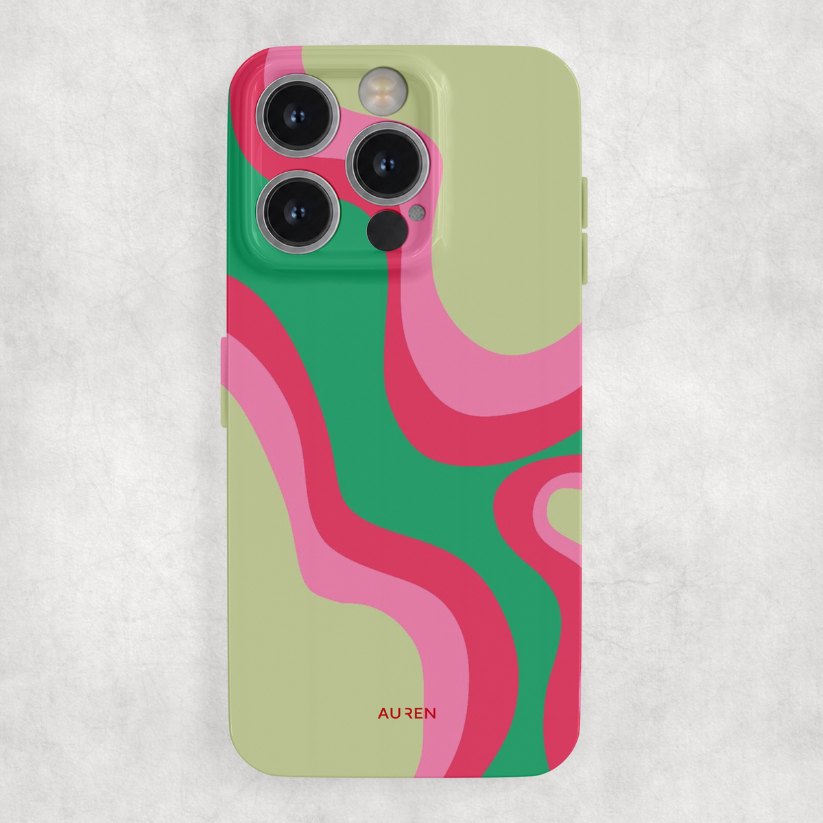 Auren Garden Swirl Glossy Hard Case