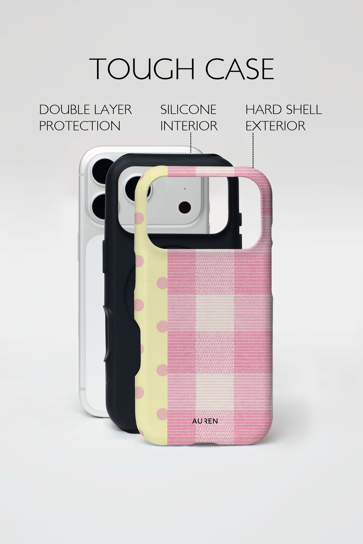 Auren Pink Patchwork Case