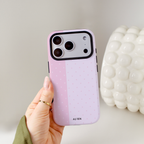 Auren Blush Lilac Split Polka Dot Case - Armor Series